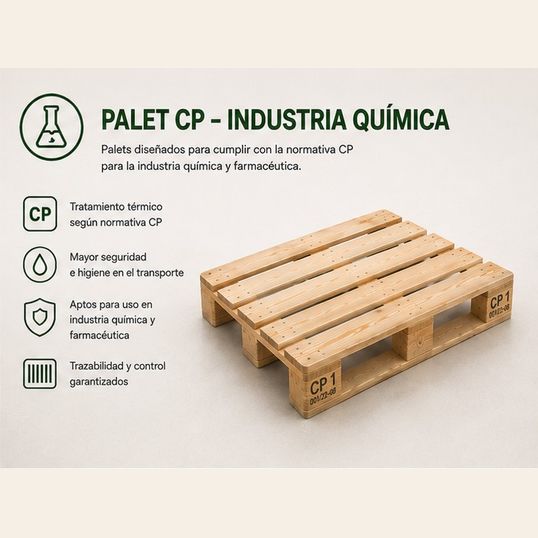 Detalle de bloques y tablas de madera de palets apilados